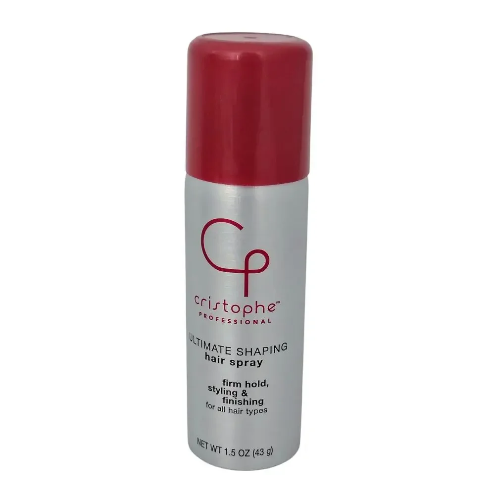 Cristophe Ultimate Shaping Hair Spray Firm Hold Styling Finishing 1.5 oz Travel